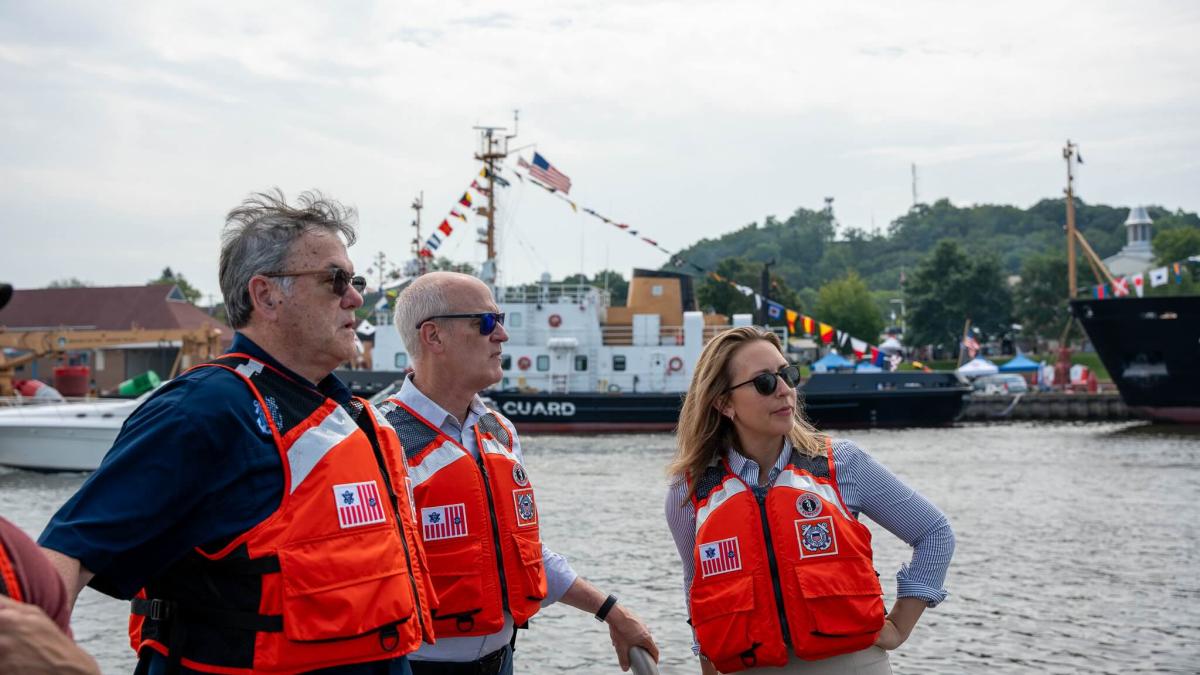 Congresswoman Scholten in Coast Guard City, USA