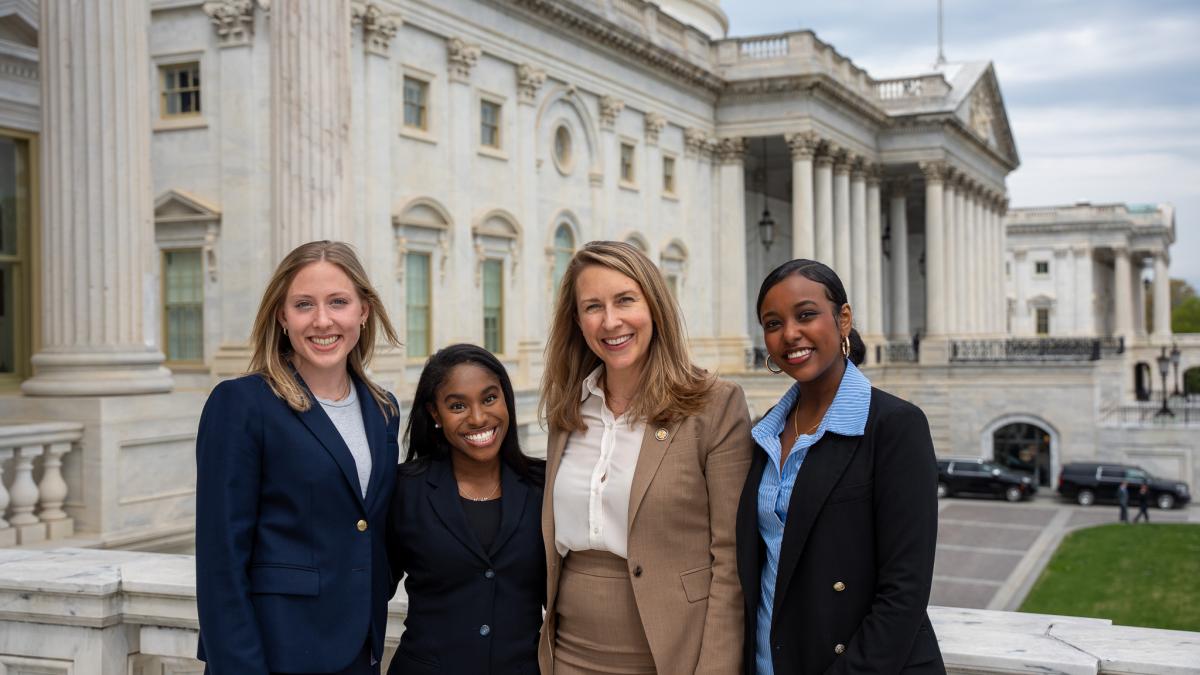 Rep. Scholten with 2025 D.C. Interns