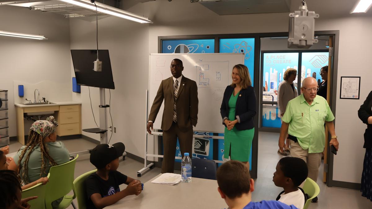 Rep. Scholten at the Boys and Girls Club of the Muskegon Lakeshore, July 2025.