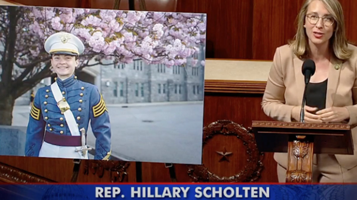 Rep. Scholten delivers house floor speech