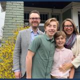 Rep. Scholten with family on Easter