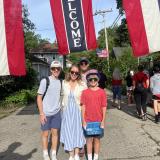 Scholten-Holcomb Family Celebrating July 4th