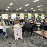 Rep. Scholten at her Farm Bill roundtable