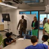 Rep. Scholten at the Boys and Girls Club of the Muskegon Lakeshore, July 2025.