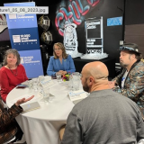 Rep. Scholten meet with a small business