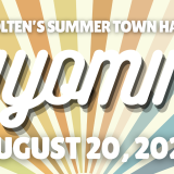 August 20 Town Hall